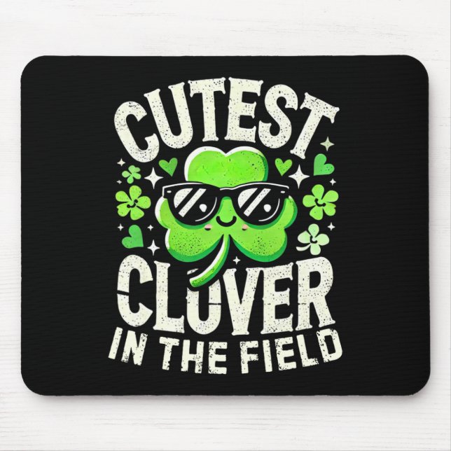 St Patricks Day Mädchen Kleinkind Jungen Süßester  Mousepad (Vorne)