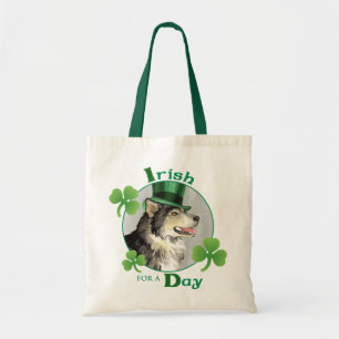 St. Patrick's Day Malemute Tragetasche