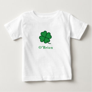 St. Patrick's Day   Maßgeschneiderter Name Kleebla Baby T-shirt