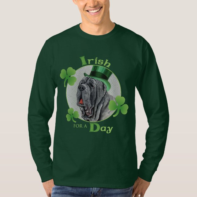 St. Patrick's Day Mastino T-Shirt (Vorderseite)