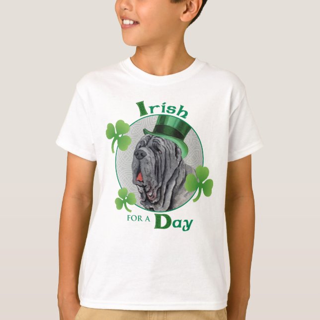 St. Patrick's Day Mastino T-Shirt (Vorderseite)