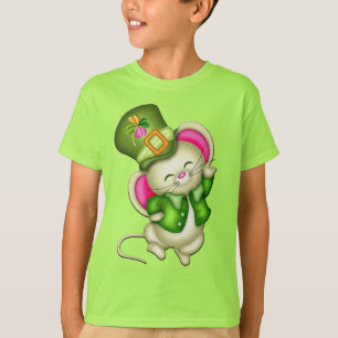 St. Patrick's Day Maus Jungen Grüne T-Shirts