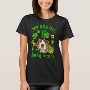 St. Patricks Day Mein Beagle ist mein Glücksbringe T-Shirt