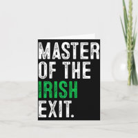 St. Patricks Day Meister des irischen Auszugs Iris