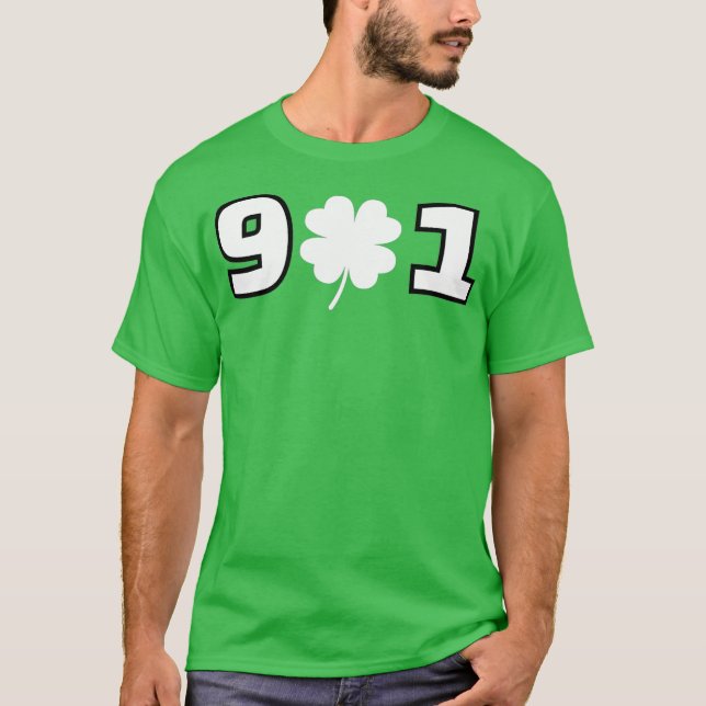 St Patricks Day Memphis Tennessee 901 Tigers Fan T-Shirt (Vorderseite)
