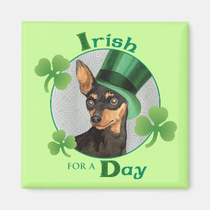 St. Patrick's Day Min Button Magnet