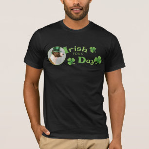 St. Patrick's Day Mini Bull Terrier T-Shirt