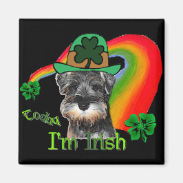 St. Patricks Day Mini Schnauzer Magnet