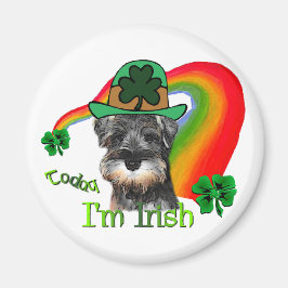 St. Patricks Day Mini Schnauzer Magnet