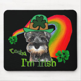 St. Patricks Day Mini Schnauzer Mousepad
