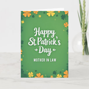 St. Patrick's Day Mutter Karte