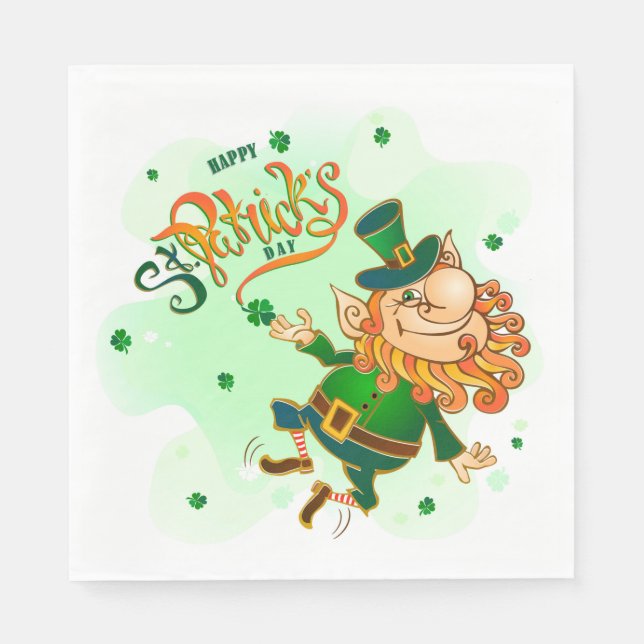 St. Patrick's Day Napkins Serviette (Vorderseite)