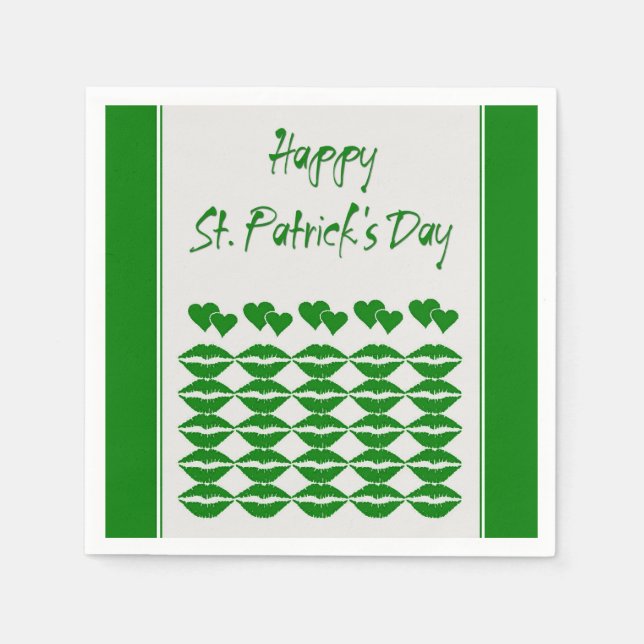 St. Patrick's Day Napkins Serviette (Vorderseite)