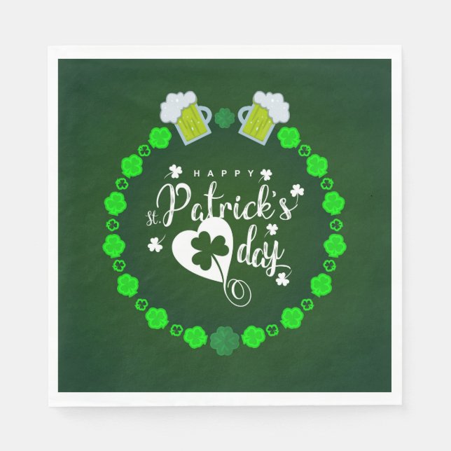 St. Patrick's Day Napkins Serviette (Vorderseite)