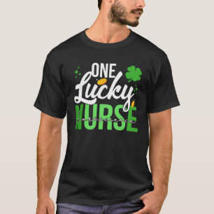 St. Patrick's Day Nephrologie Nurse One Lucky Nur T-Shirt