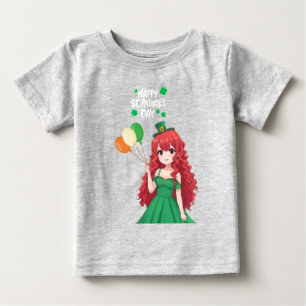 St. Patrick's Day niedlich, Irish Anime Klasse Baby T-shirt