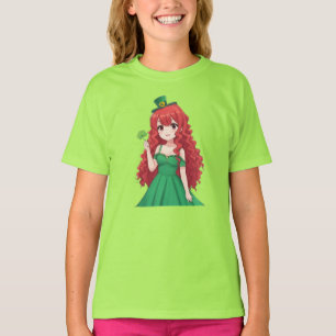 St. Patrick's Day niedlich, Irish Anime Klasse T-Shirt