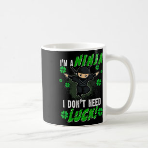 St. Patrick's Day Ninja Luck Green Kids Geschenkha Kaffeetasse