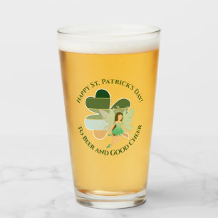St. Patrick's Day Not Kleeblatt Irish Fairy Glas