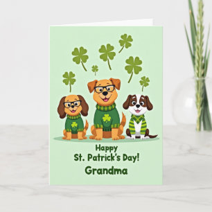 St. Patricks Day Oma Karte
