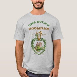 St Patrick's Day One Lucky Hooligan Blarney Castle T-Shirt
