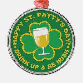 St. Patrick's Day Ornament Aus Metall