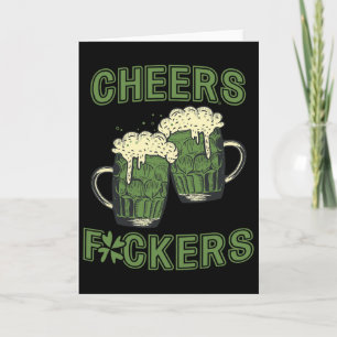 St Patricks Day Outfit Prost Ers Trinkt Bier Irisc Karte