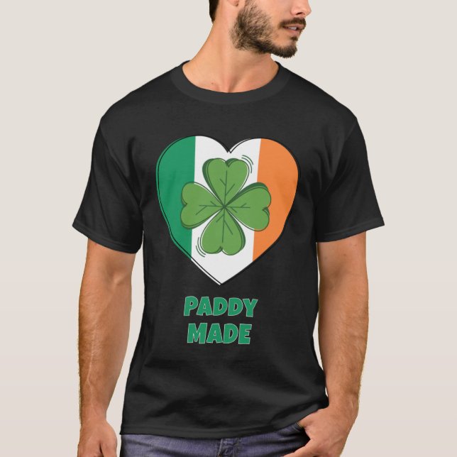 St Patrick's Day Paddy Made T-Shirt (Vorderseite)