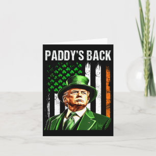 St Patricks Day Paddy's Ck Trump Irish American Karte