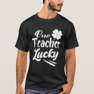 St Patrick's Day Pajama Ein glücklicher Lehrer ges T-Shirt