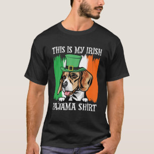 St Patrick's Day Pajamas Beagle Kleeblatt Irish T-Shirt