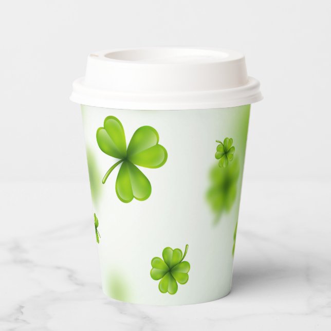 St Patrick's Day Paper Cups Pappbecher (Rückseite)