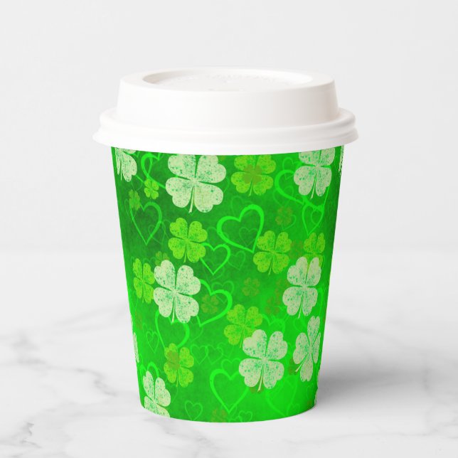 St Patrick's Day Paper Cups Pappbecher (Links)