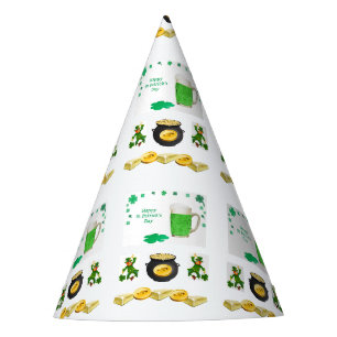 St. Patrick's Day Paper Partyhütchen