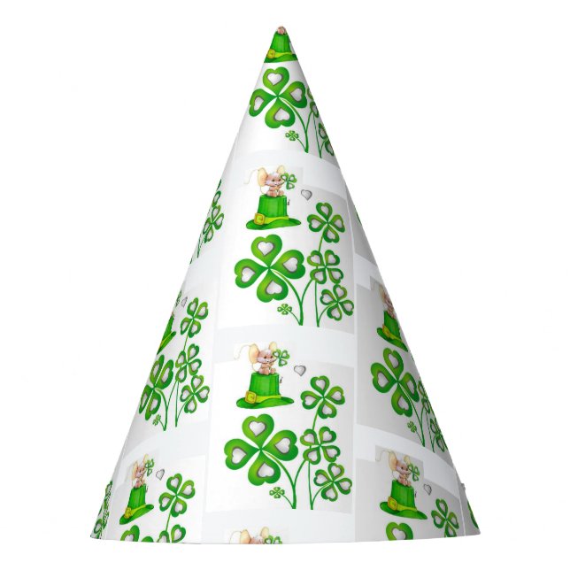 St. Patrick's Day Paper Partyhütchen (Vorderseite)
