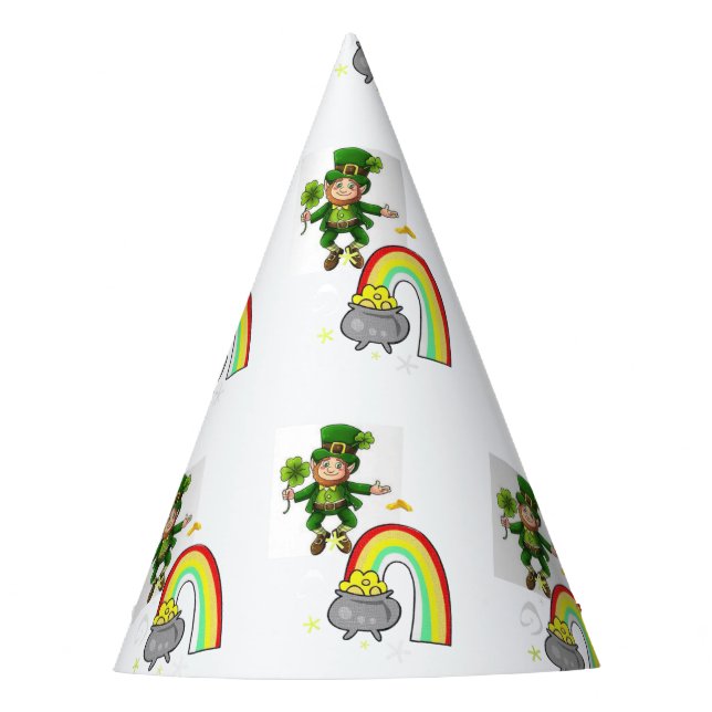 St. Patrick's Day Paper Partyhütchen (Vorderseite)