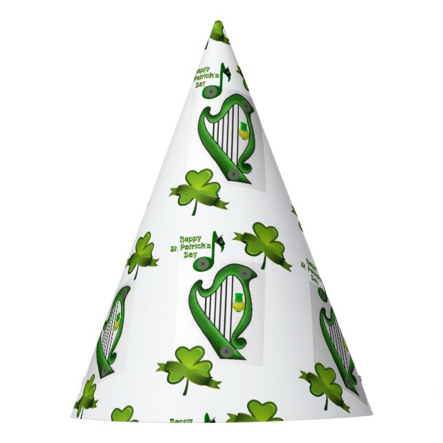 St. Patrick's Day Paper Partyhütchen (Vorderseite)