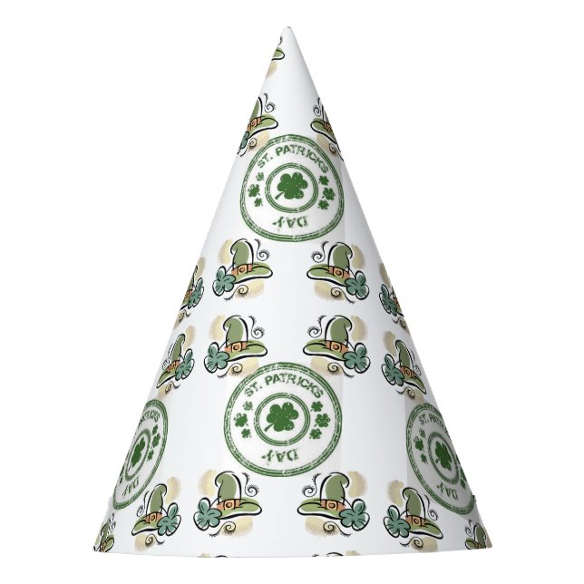 St. Patrick's Day Paper Partyhütchen (Vorderseite)