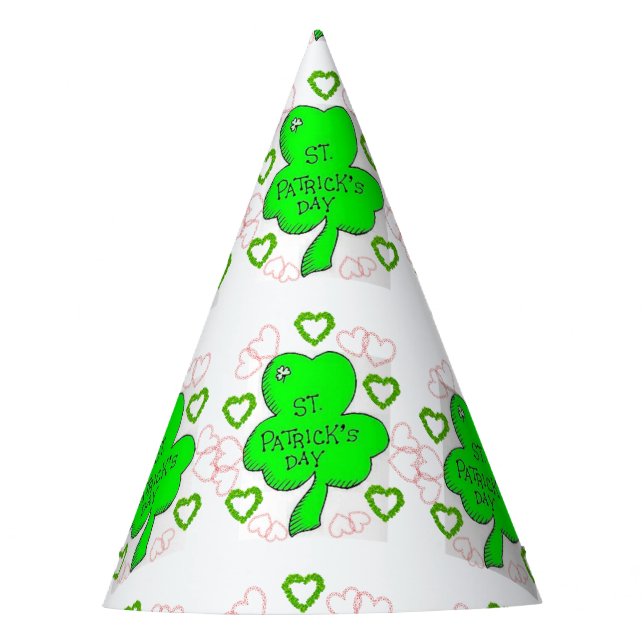 St. Patrick's Day Paper Partyhütchen (Vorderseite)