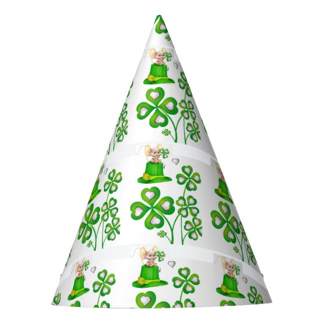 St. Patrick's Day Paper Partyhütchen (Vorderseite)