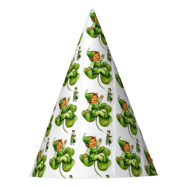 St. Patrick's Day Paper Partyhütchen (Vorderseite)