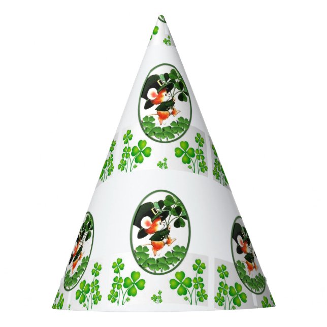 St. Patrick's Day Paper Partyhütchen (Vorderseite)