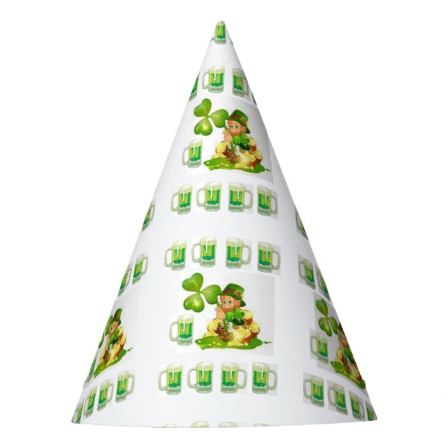 St. Patrick's Day Paper Partyhütchen (Vorderseite)