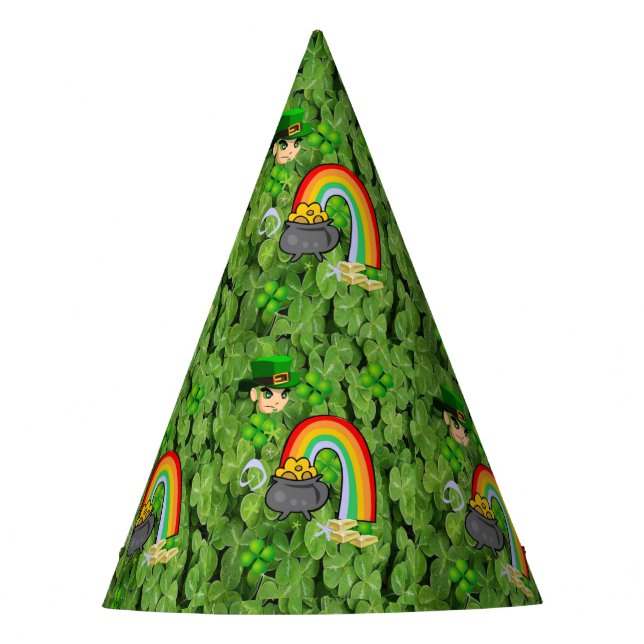 St. Patrick's Day Paper Partyhütchen (Vorderseite)