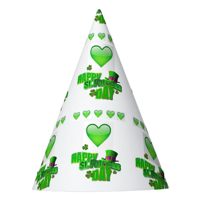 St. Patrick's Day Paper Partyhütchen (Vorderseite)