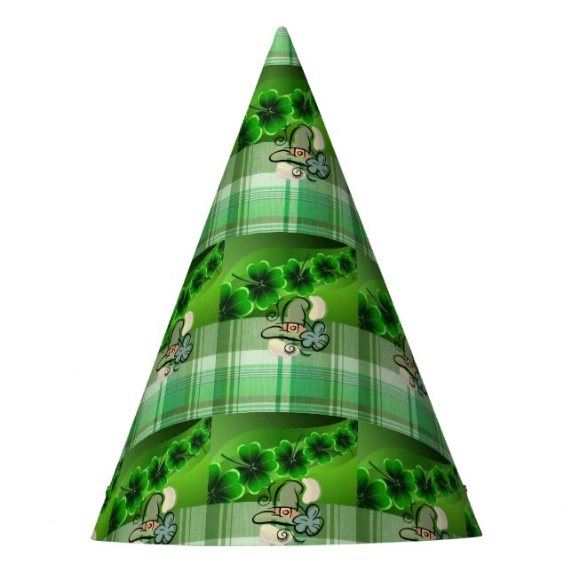 St. Patrick's Day Paper Partyhütchen (Vorderseite)