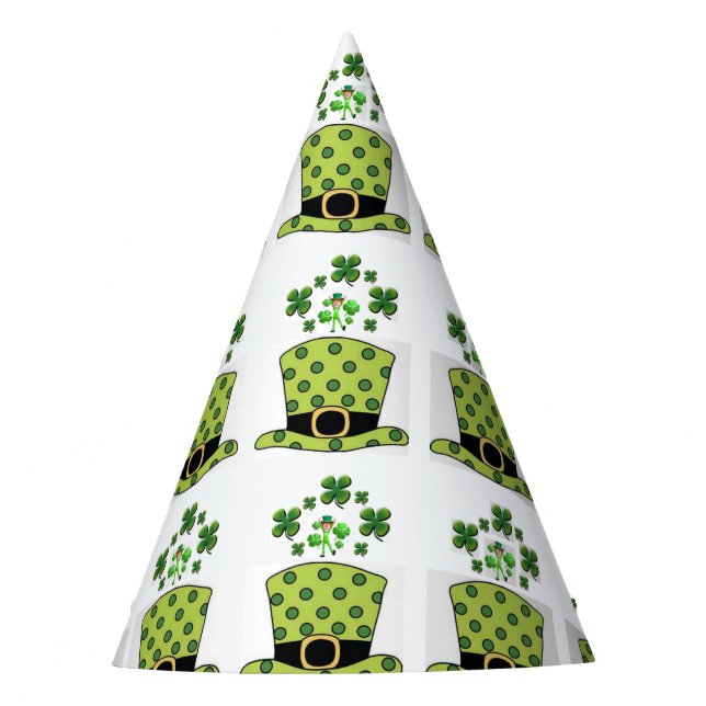 St. Patrick's Day Paper Partyhütchen (Vorderseite)