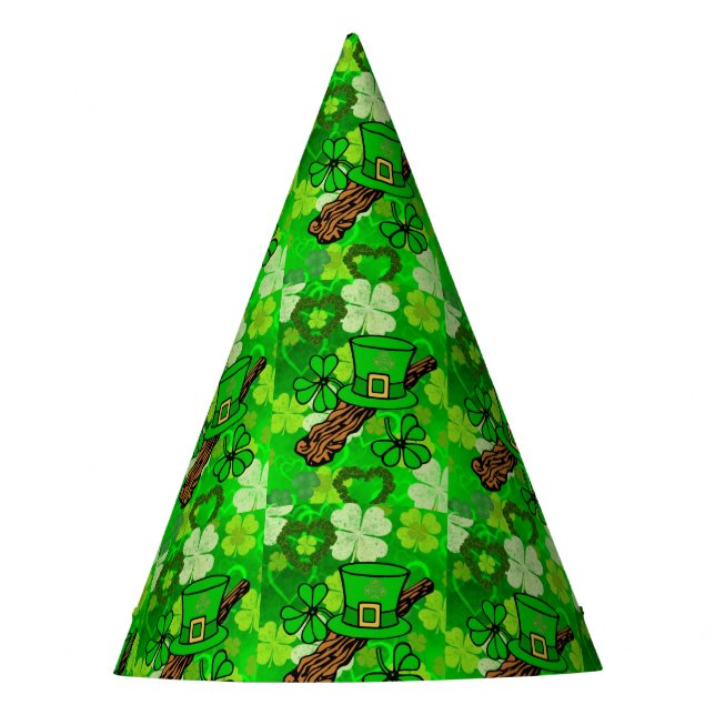 St. Patrick's Day Paper Partyhütchen (Vorderseite)