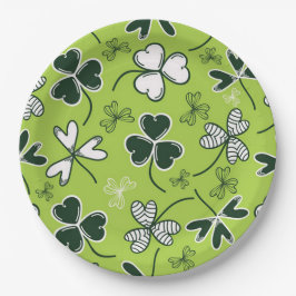 St Patrick's Day Paper Plate Pappteller