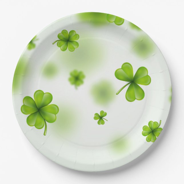 St Patrick's Day Paper Plate Pappteller (Vorderseite)